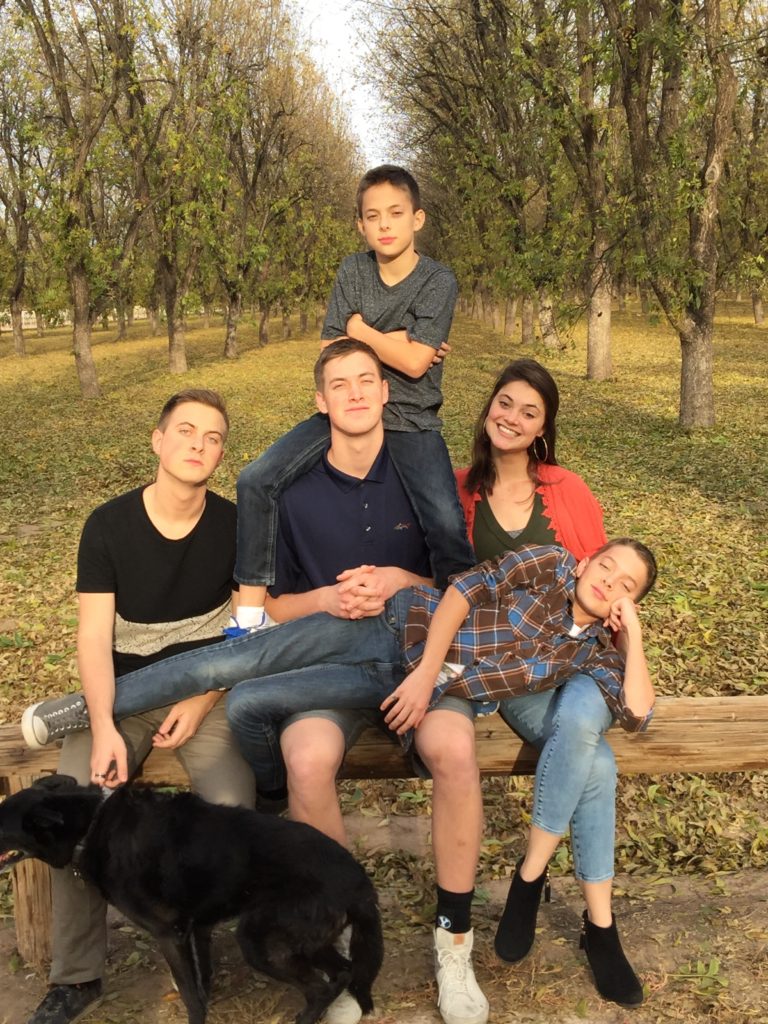 5 kids and a dog