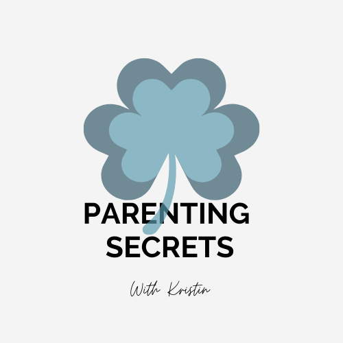 Parenting Secrets with Kristin and warm blue clover
